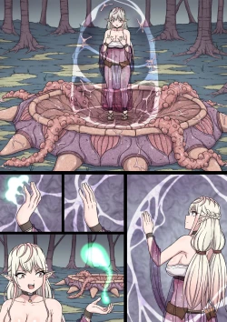 Page 79 of Yuwaku Kyonyuu Onna Elf ha Sakunyuu Monster no Esa ni sare～Jiman no Kyonyuu wo H ni Kaizou sare Sakunyuu Jigoku ni Otosareru Karada～