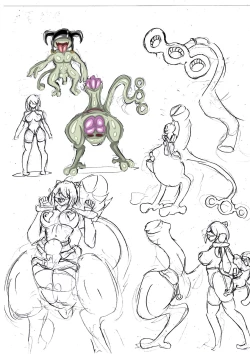 Page 5 of 一些上月草圖。有關RPG及FOX3