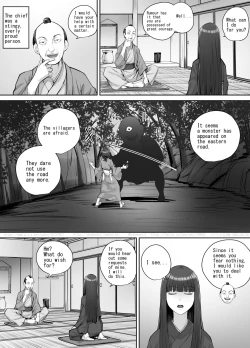 Page 3 of Maegami Pattsun Kurokami Long no Onnanoko ga Youkai o Taiji suru Ohanashi
