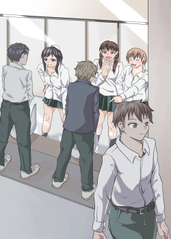 Page 17 of Nozoki Miru Joshi-tachi| Peeking girls at boy's restroom