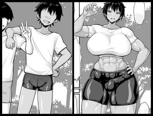 Download Sunen-buri ni Atta Shin'yuu ga Choushin Futanari Kasshoku Kin'niku Musume ni Natte ita