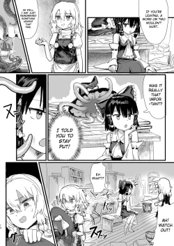 Page 15 of Marisa ga Boushi ni Taberarete | Marisa gets eaten by a hat