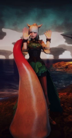 Page 27 of Miqo'te ga Kawai sugiru no ga Ikenai node Keisotsu ni Hydra Ike ni Nageiretai