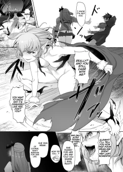 Page 10 of Mecha Tsuyoi Hazu no Onna Kakutouka, Mesugaki Mazoku ni Wana ni Hamerare Bokorare Futanari Buzama Level Drain Kyousei Shasei Shizako ni Sarete Sekka Hakai Shokei