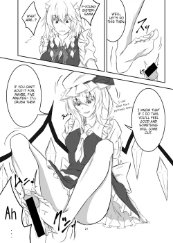 Page 21 of Koumakan de Daiji na Tokoro o Kerareru Hon | A book about getting kicked in important parts at the Scarlet Devil Mansion