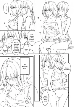 Page 107 of Artoria Alter x Jeanne Alter Sairokushuu