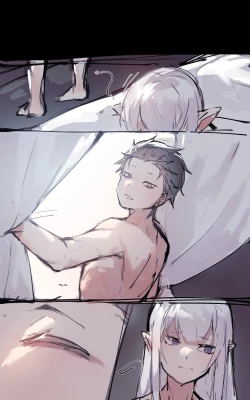 Page 8 of Emilia comforts Subaru