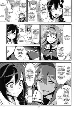 Page 21 of Zenkou 3-bai Kanmusu Shiratsuyu to Gas More Chinjufu Futatabi