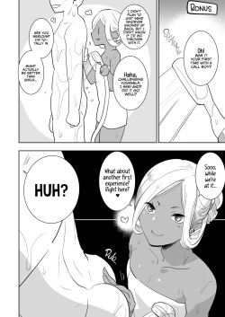 Page 23 of Kasshoku Otokonoko DeliHeal no Erohon ~Yattekita Shimakaze-kun wa Daigaku no Charai Kouhai de――?! Hen | Tan Crossdressing Call Boy