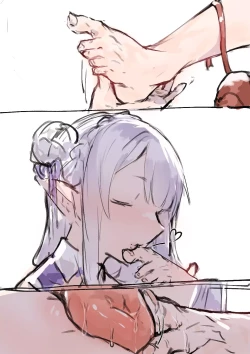 Page 8 of Subaru x Emilia and Rem futa