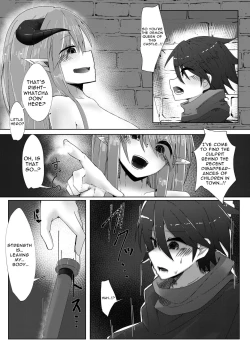 Page 4 of Shota Yuusha ga Mukanjou na Succubus ni Jimuteki ni Shiboritorareru Hanashi | Shota Hero Gets Business-like Milking From An Emotionless Succubus