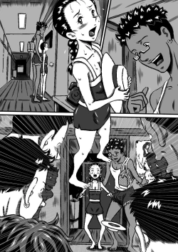 Page 38 of おかされ荘のちぃなちゃん。ヌードモデルの卵、ちぃなの肉体成長記録!「前編」