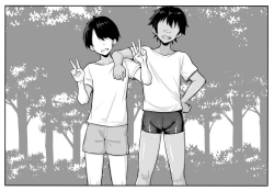 Page 1 of My Friend Who I Hadn't Met in Several Years Became A Tanned Muscular Futanari