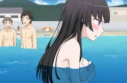 Page 14 of Rinrin had her swimsuit washed away + Textless + Bonus