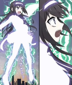 Page 2 of Homu Homu forced to untransform by electric shock + Textless + Bonus