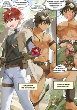 Page 1 of Artist Takk: Kris And Bautel : Trapped In A Goblin Cave Artist