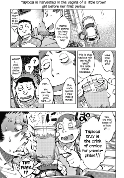 Page 2 of Tapioca Shuukaku wa Kasshoku Shochouzen Shoujo no Chitsunai de | Tapioca is harvested in the vagina of a little brown girl before her first period