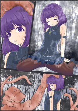 Page 10 of Sexy Saturn is punched and an egg is implanted in her vagina.