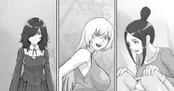 Page 1 of Arigatai Iwa ni Onnanoko-tachi ga Oshikko o Kakeru Hanashi