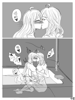 Page 50 of 【鲸博纯爱】斯卡蒂与博士の酒后小故事（明日方舟同人H·啥都会点的屑吉良著）