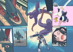 Page 60 of Mezameru Tabi ni Shussan! Kaizou! Kiken Shinryaku VS Kiken Seigi Hero VS Helmet Tsuugaku Shoujo