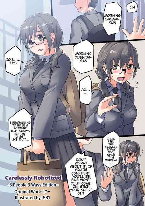 Download Keisotsu ni Robottohen | Carelessly Robotized 3 people 3 ways edition