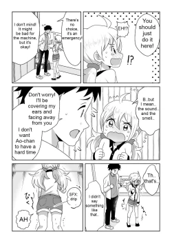 Page 6 of Otoile Gaman Dekinakute Naiteru Aochan is very cute.