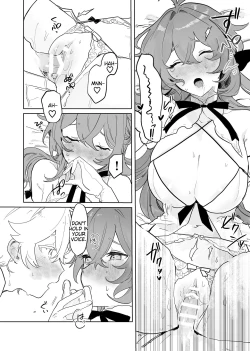Page 40 of Soratachi to Ichaicha Suru Hon | Aether flirts with the long legged ladies