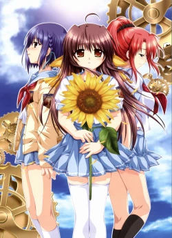 Page 28 of Sharin no Kuni, Himawari no Shoujo & Sharin no Kuni, Yuukyuu no Shounen Shoujo Visual Fan Book