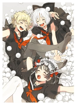 Page 18 of Kuro Tights DEEP black tights art book_20241021