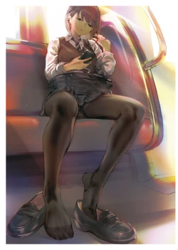 Page 24 of Kuro Tights DEEP black tights art book_20241021