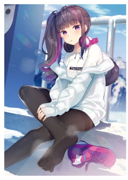 Page 52 of Kuro Tights DEEP black tights art book_20241021