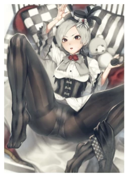 Page 83 of Kuro Tights DEEP black tights art book_20241021