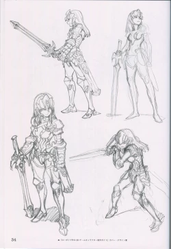 Page 34 of "Yoshinari Yo Art Collection Illustration Edition" bonus booklet "Yoshinari Yo's Thin Book"_20241021