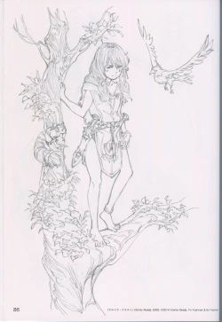 Page 36 of "Yoshinari Yo Art Collection Illustration Edition" bonus booklet "Yoshinari Yo's Thin Book"_20241021