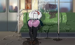 Page 7 of My Futa Academia: Toru On The Train