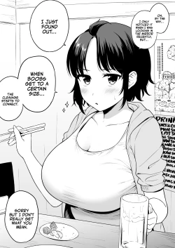 Page 1 of Tanima ga Tsunagaru kurai Chichi ga Dekai Onna Tomodachi | A Female Friend with Boobs So Big That Her Cleavage Connects