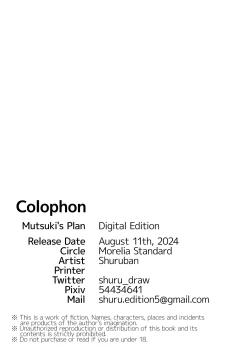 Page 34 of Mutsuki-chan no Keikaku | Mutsuki's Plan