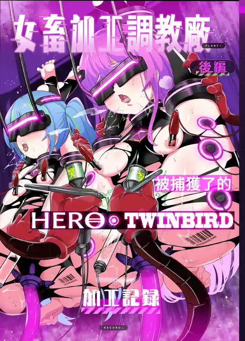 Download Jo Chiku Kako Plant Torawareta Hero Twin-Bird Kako Kiroku Kouhen | 女畜加工调教廠 被捕獲了的HERO・TWINBIRD加工記錄 後篇