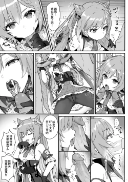 Page 8 of Keqing-chan ga Buka o Shigokimakuru Hon.