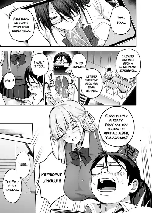 Download Akogare no Seitokaichou ga Kyonyuu Sugiru Ken 2 12