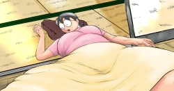 Page 1 of ふたなり 野比玉子さん 縁側でうたたね・・リメイク