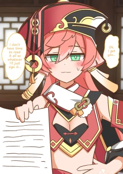 Page 4 of Yanfei to Keiyaku | Contract with Yanfei