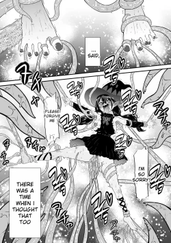 Page 4 of A story about a witch who thought she was invincible, but was tickled and soaked by tentacles and made to cry.