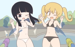 Page 85 of Mizugi ga Tokeru Dokkiri