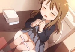 Page 104 of Toilet wo Kari ni Kita Onnanoko to Oshikko Play suru CG