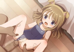 Page 156 of Toilet wo Kari ni Kita Onnanoko to Oshikko Play suru CG