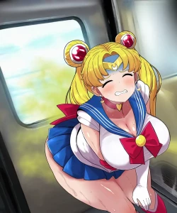 Page 14 of セーラームー●電車便意我慢