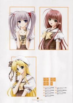 Page 110 of SHUFFLE! Visual Fan Book