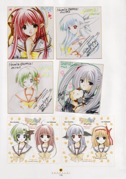 Page 131 of SHUFFLE! Visual Fan Book